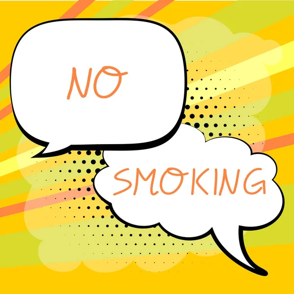 Kézírás Jel Nincs Dohányzás Dohányzás Szóhasználata Tilos Ezen Helyen — Stock Fotó