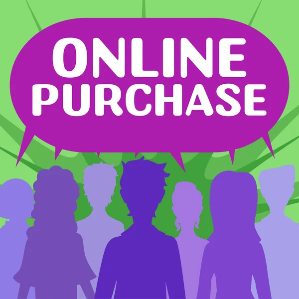 Text Zobrazující Inspiraci Online Nákup Slovo Pro Spotřebitele Přímo Nakupovat — Stock fotografie