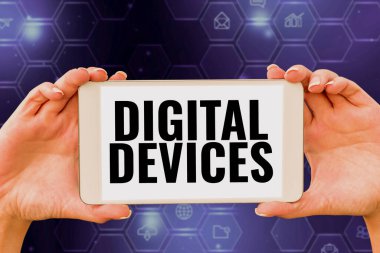 Dijital Aygıtları sunan metin başlığı, mikro denetleyici içeren ekipmanların iş vites fiziksel birimi