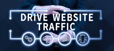 Kavramsal başlık Sürücü Web Sitesi Trafiği, İş sitesine gelen ziyaretçi sayısını artırmak için kelime