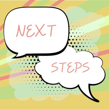 Sonraki Adımları sunan metin başlığı, işlemin iş konsepti numarası şu anki bir planlamadan sonra yapılacak