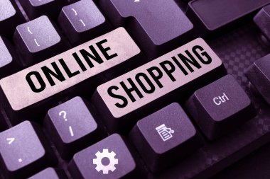 El yazısı metin Çevrimiçi Alışveriş, Tüketiciler üzerine yazılmış Sözcük doğrudan İnternet üzerinden bir satıcıdan mal satın alır