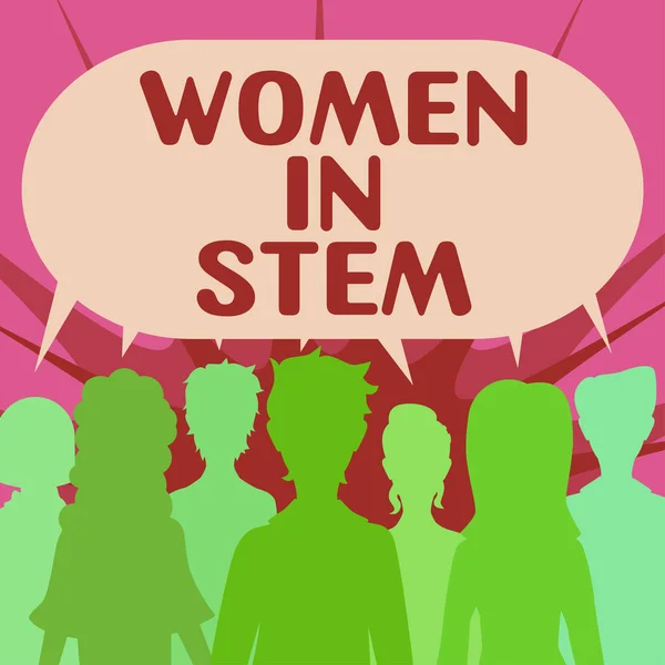 2015 Inspiration Inspiration Showing Sign Women Stem Business Overview Science — 스톡 사진