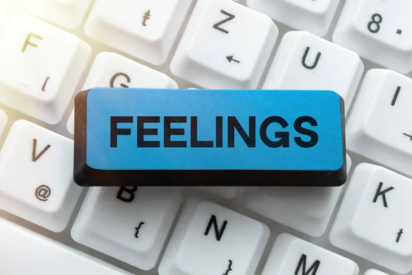 Εννοιολογική Απεικόνιση Συναισθήματα Έννοια Που Σημαίνει Πρόκληση Ευτυχών Θετικών Συναισθημάτων — Φωτογραφία Αρχείου