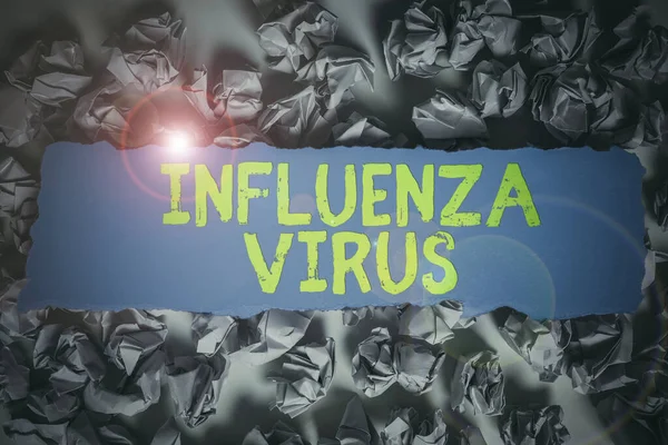 Pantalla Conceptual Virus Influenza Negocio Muestra Una Enfermedad Infecciosa Causada —  Fotos de Stock