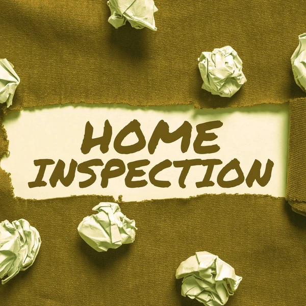 Home Inspection Internet Concepts Nonintrosive Screening Home Inspection — 스톡 사진
