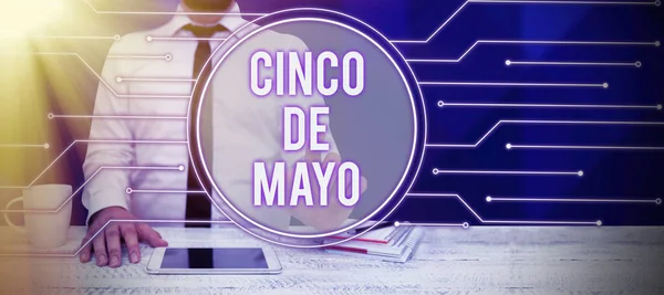 Cinco Mayo Geschäftsübersicht Mexikanisch Amerikanische Feier Mai — Stockfoto