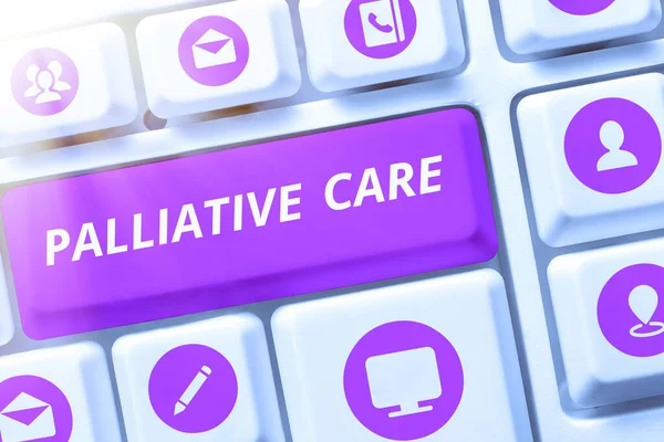Handwriting text Palliative Care, Business showcase specialized medical care for showing with a serious illness
