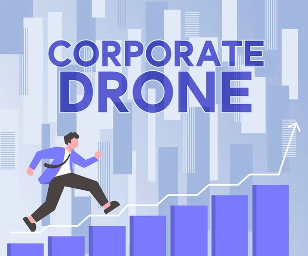 Handskrift Text Corporate Drone Business Visa Upp Obemannade Luftfartyg Som — Stockfoto