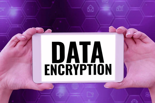 Concereption Data Encryption Business Approach Conversion Data Code Compression Security — 스톡 사진