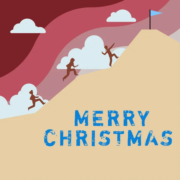 Κείμενο Δείχνουν Καλά Χριστούγεννα Internet Concept Ετήσια Παράδοση Για Γιορτάσουν — Φωτογραφία Αρχείου