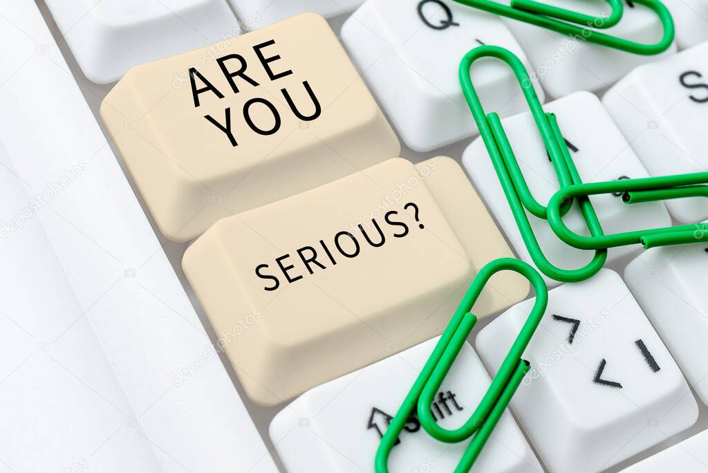 Se al que muestra Es usted Seriousquestion, Concepto significado tiene