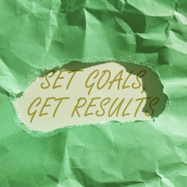 Belirli Hedefleri Gösterme, Sonuçları Alma, İnternet Kavramı Bunları gerçekleştirmek için hedefler belirleme çalışmalarını imzalayın