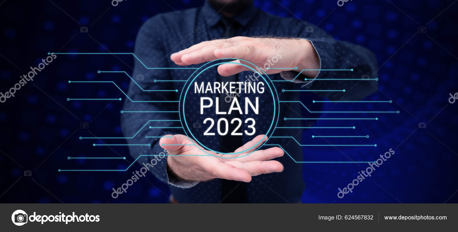 Conceptual Display Marketing Plan 2023 Word Written Schedule Defining