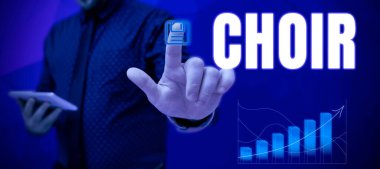 Koro ve İş Genel Görünümü 'nü gösteren metin işareti.