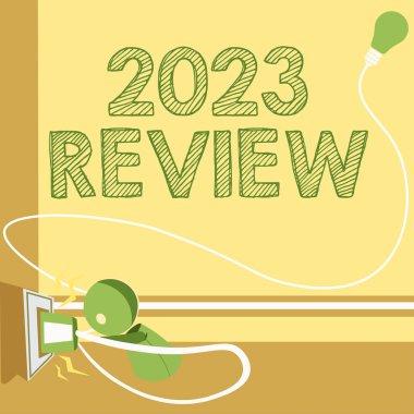 Kavramsal başlık 2023 Review, Geçen yıl yapılan önemli olay veya eylemleri görmek için kelime