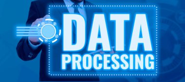 Veri İşlemini gösteren metin işareti, Veri toplanması ve oluşturulacak veri ögelerinin değiştirilmesi üzerine yazılmış sözcük