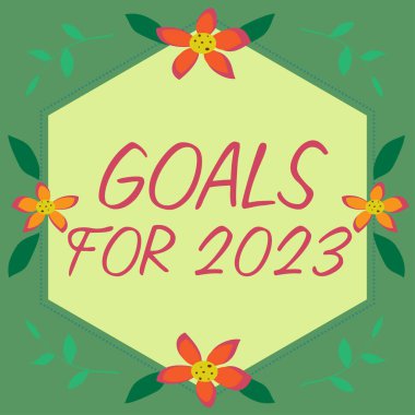 2023 için Hedefleri Gösterme İşareti, Kavram anlamı 2023 'te elde etmek ve elde etmek istediğiniz şeyler