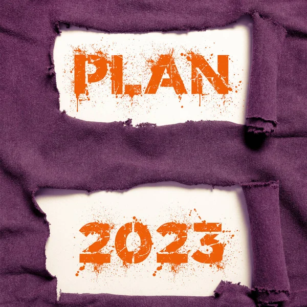 Koncepcionális Feliratozási Terv 2023 Internet Concept Részletes Javaslat Valamit Csinálni — Stock Fotó