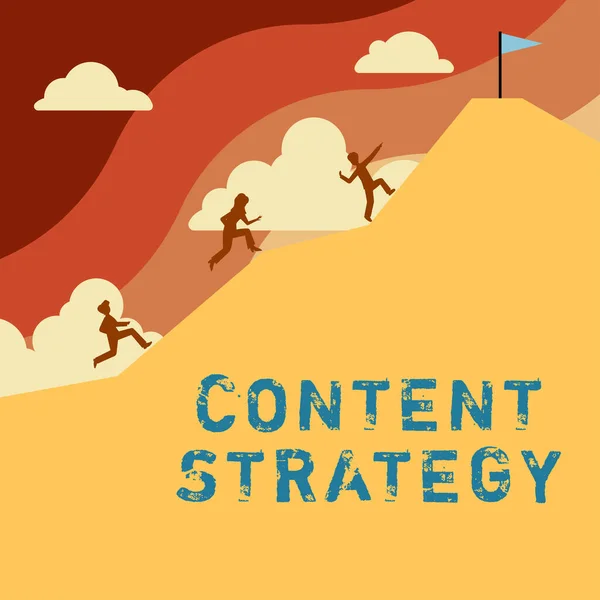 Conceremental Display Content Strategy Business Approach Marketing Information Media Advertising — 스톡 사진
