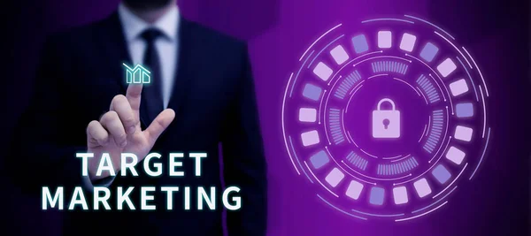 Target Marketing Conceptual Photo Market Segdegree Audience Targeting Customer Selection — 스톡 사진