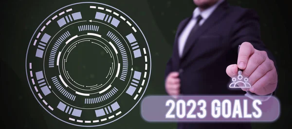 Κείμενο Που Δείχνει Έμπνευση 2023 Στόχοι Word Plan Something New — Φωτογραφία Αρχείου