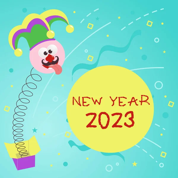 Inspiración Mostrando Signo Año Nuevo 2023 Concepto Que Significa Saludo — Foto de Stock