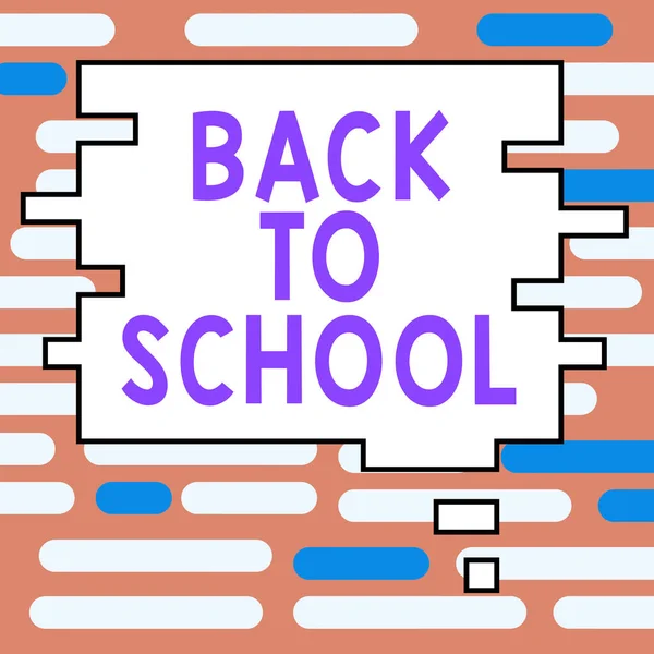Concerepeptual Display Back School Word New Teachers Friends Books Uniforms — 스톡 사진