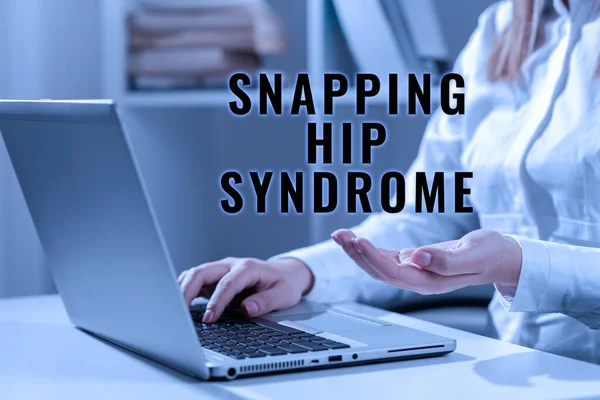 Inspiration Die Zeichen Des Snapping Hip Syndroms Zeigt Konzept Bedeutet — Stockfoto