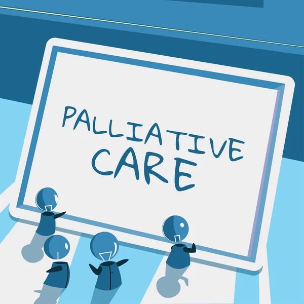 Conceptual caption Palliative Care, Word Written on specialized medical care for showing with a serious illness