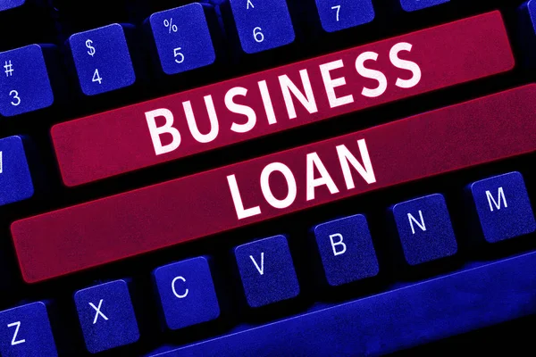 Zarejestruj Wyświetlanie Business Loan Podejście Biznesowe Kredyt Hipoteczny Pomoc Finansowa — Zdjęcie stockowe