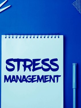 El yazısı Stresi Yönetimi, stresi azaltan davranış ve düşünme şekillerini öğrenmek için kelime