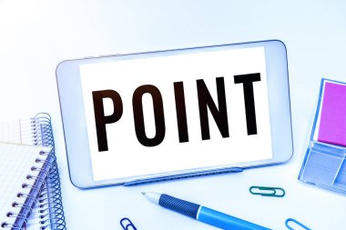 Kavramsal ekran noktası, kavramsal fotoğraf noktası veya diğer noktalama işaretleri alet silahının sivri ucunu inceltir