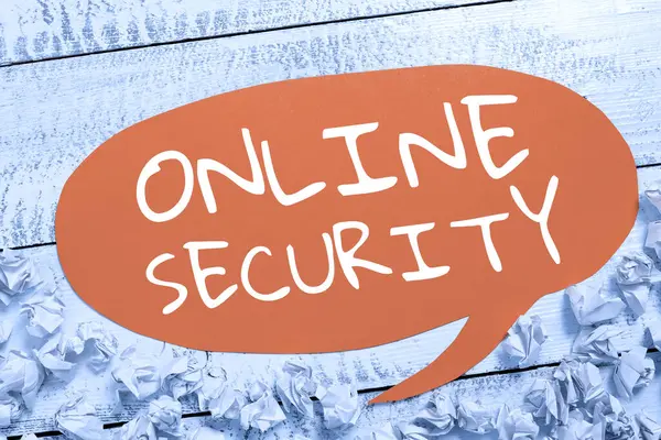 Zarejestruj Wyświetlanie Bezpieczeństwa Online Przegląd Biznesowy Akt Zapewnienia Bezpieczeństwa Transakcji — Zdjęcie stockowe