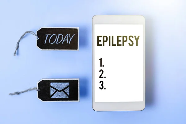 Znaki Pisma Ręcznego Epilepsja Podejście Biznesowe Czwarte Najczęstsze Zaburzenia Neurologiczne — Zdjęcie stockowe