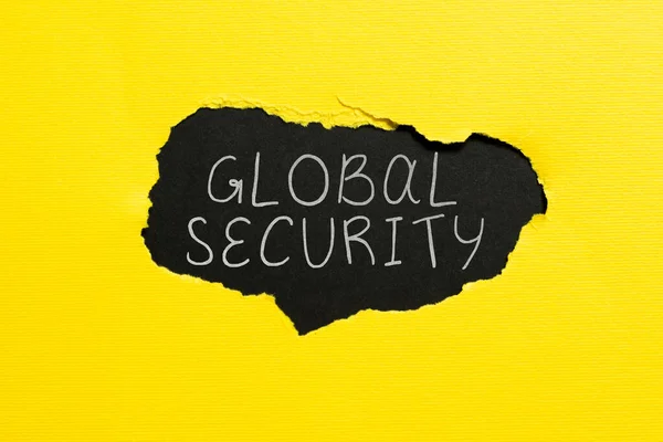 Konceptuell Display Global Säkerhet Konceptuellt Fotoskydd Världen Mot Krig Och — Stockfoto