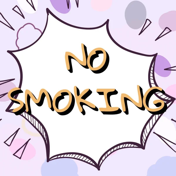 Zarejestruj Wyświetlanie Smoking Przegląd Działalności Przy Użyciu Tytoniu Jest Zabronione — Zdjęcie stockowe