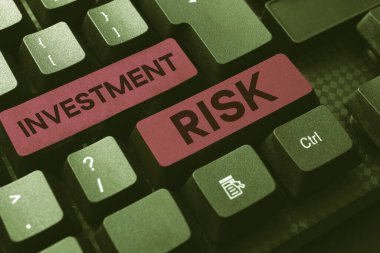 Kavramsal altyazı Yatırım Riski, yatırım kararının doğasında var olan potansiyel finansal kayıp için sözcük