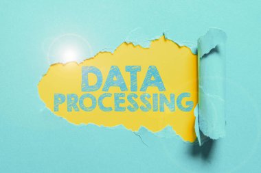 Veri İşleme, İş yaklaşım koleksiyonunu sunan metin başlığı ve oluşturulacak veri ögelerinin değiştirilmesi