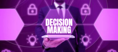 Metin Karar Verme, Kavramsal Fotoğraf İşlemi özellikle önemli kararlar alma süreci yazılıyor