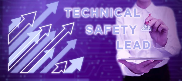 Teknik Güvenlik Yönetmeni Teknik Bütünlüğü Güvenliğini Korumak Üzerine Yazılan Sözcük — Stok fotoğraf