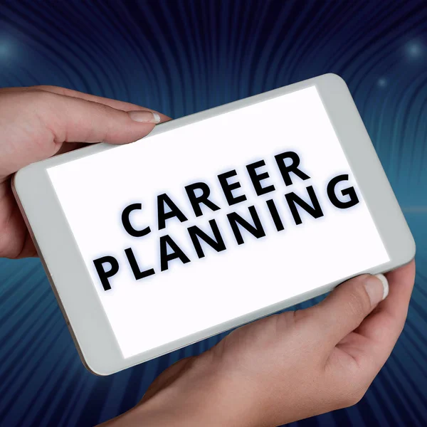 Writing Displaying Text Career Planning Concept Meaning Individual Lifelong Process — Stock Photo, Image