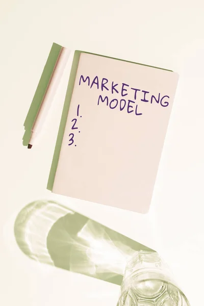 Modelo Marketing Texto Caligrafia Análise Estatística Conceito Negócio Como Regressões — Fotografia de Stock