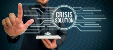 İlham kaynağı Kriz Çözümünü gösteren metin, bir organizasyonun yıkıcı bir sorunla ilgilendiği İnternet Kavrama süreci