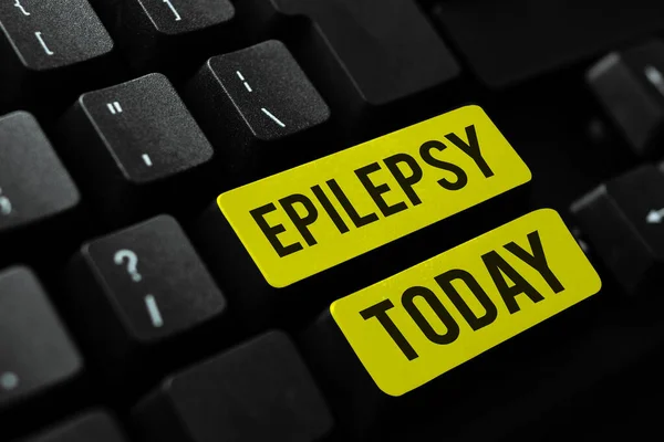 Tekst Pisma Epilepsja Zdjęcie Koncepcyjne Czwarte Najczęstsze Zaburzenie Neurologiczne Nieprzewidywalne — Zdjęcie stockowe