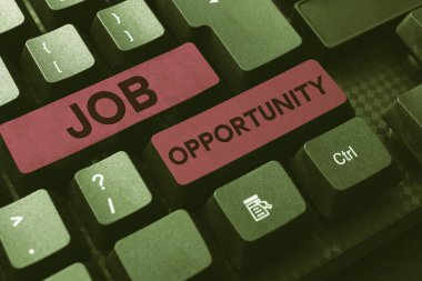 Kavramsal başlık İş Fırsatı, İnternet İş fırsatı veya iş bulma fırsatı kavramı