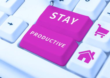 Metin başlığı: Stay Productive, Business Show Verimlilik Verimliliği Verimliliği