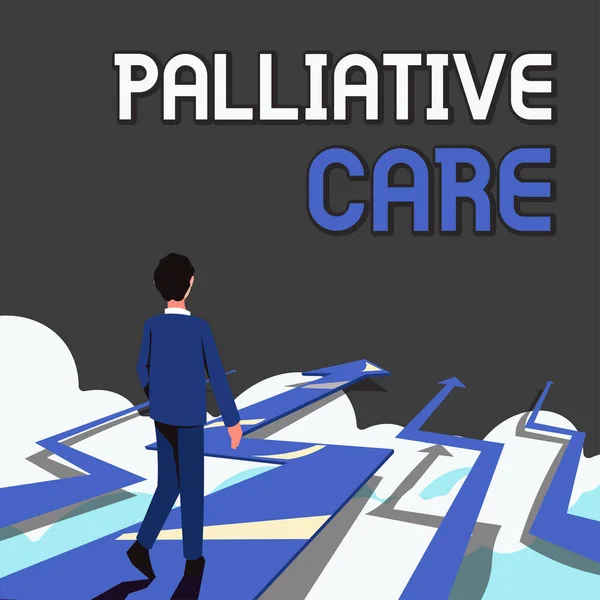 Handwriting text Palliative Care, Business approach specialized medical care for showing with a serious illness