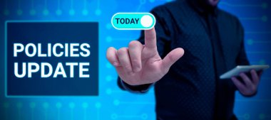 Politikaları Güncelleme sunan metin başlığı, yeni bilgi ya da kılavuz ekleme eylemi için sözcük