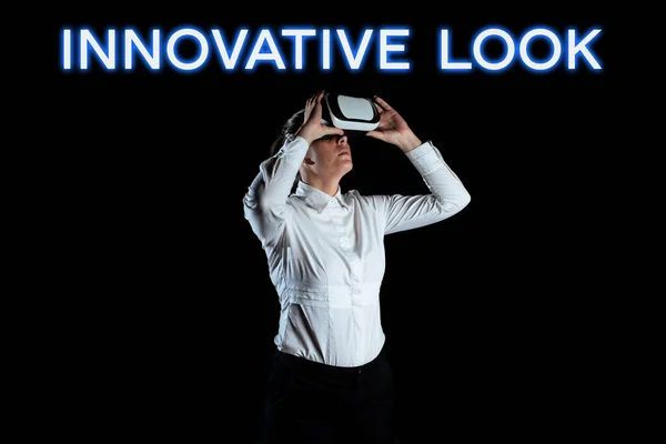 Conceptuele Weergave Innovatieve Look Bedrijfsoverzicht Kwaliteit Van Een Idee Dat — Stockfoto